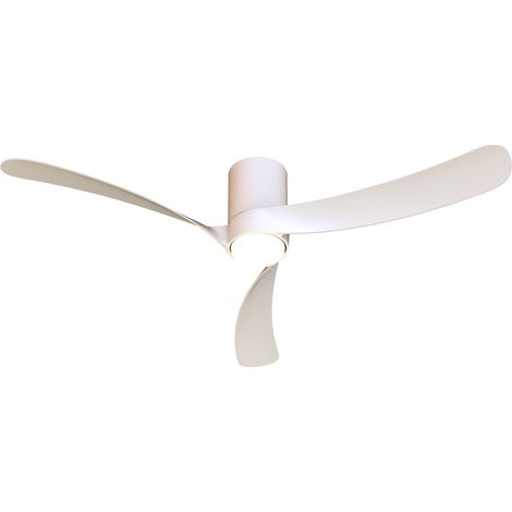 Ventilateur, NEMO II L - Ventilateur plafond LED Blanc en Metal, MANTRA