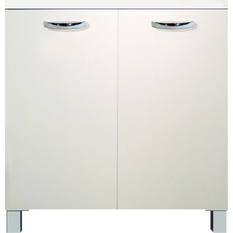 base cucina con ripiano e 2 ante bianco "easy", 80 cm (1/2)