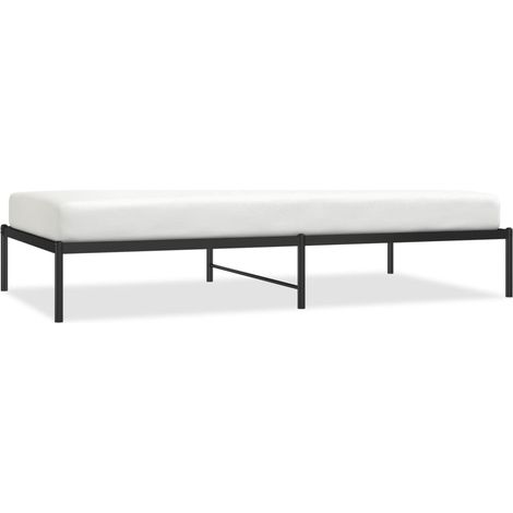 Maison Exclusive - Estructura de cama sin colchón metal negro 107