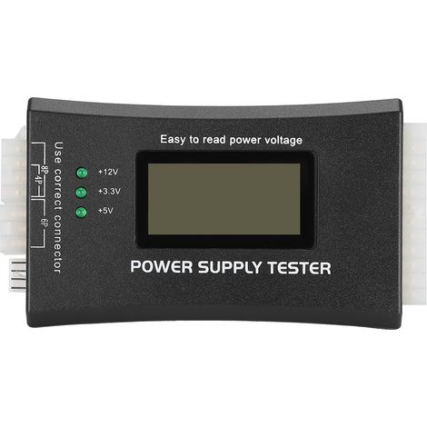 Strumento di test e manutenzione per alimentatori ATX, dotato di schermo LCD, per l'ispezione e la manutenzione di computer host.