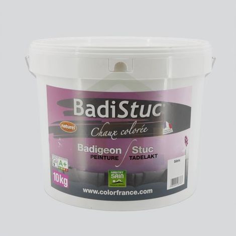 Badistuc : enduit pour stucs et badigeons à la chaux,