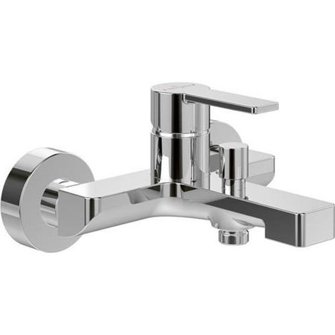 VB Einhebel-Badewannenarmatur Architectura 180x156x97mm Eckig Chrom