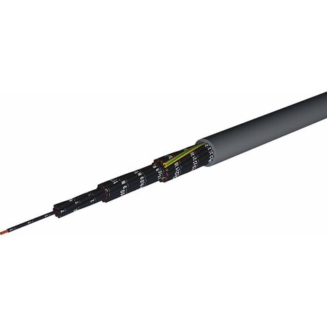 Câble de commande CAE Groupe CAELIFLEX, 3 x 1,5 mm², 14 AWG, gaine PVC Gris