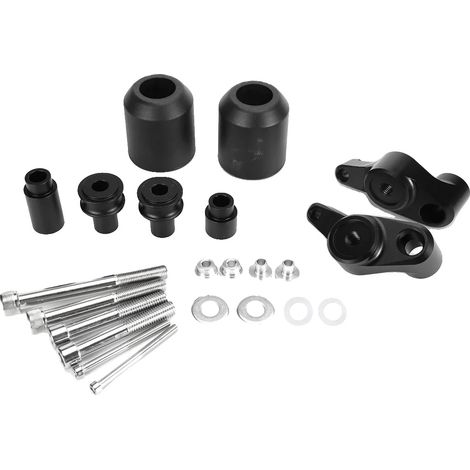Protectores de chasis, protección del motor, fácil instalación, color negro. (1/2)