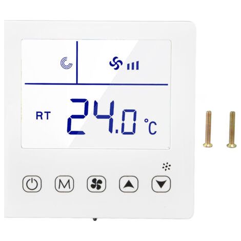 Fonction de ventilation du thermostat numérique Affichage de la température de climatisation Affichage de la climatisation pour l'hôtel à domicile AC220V (1/5)