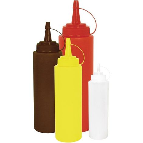 Distributeur de sauce professionnel - Vogue 68,1cl jaune (1/2)