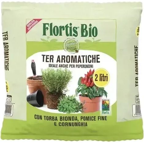 TERRICCIO PER PIANTE AROMATICHE E PEPERONCINI 2LT