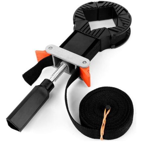 Pince d'Angle Réglable, Pince Coin Réglable à 4 Mâchoires Multi-Fonctions Pince De Sangle De Bande Presses à Sangles Pour Cadre Photo Et Tiroir En Bois (1/5)