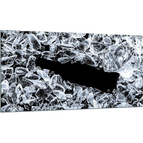 PLAQUE DE PROTECTION EN VERRE POUR CUISINIÈRE 90X52 ANTIGEL (1/5)