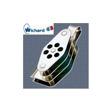 Poulie inox 316L triple anneau ringot coinceur Ø24 wichard (1/2)
