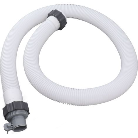 Tuyau de rechange pour pompe de piscine, diamètre 1,5 po, longueur 59 po. Comprend 1 adaptateur. (1/5)