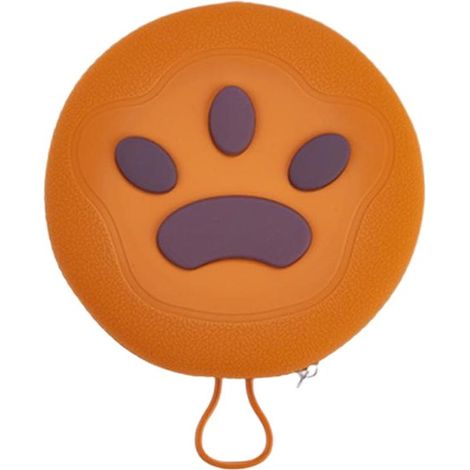 Ciotole da viaggio per cani, ciotola pieghevole in silicone per cuccioli, protezione 2 in 1 contro le perdite con design antiscivolo, ciotola pieghevole per cani, per campeggio, escursionismo, spiaggi (1/5)