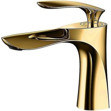 Bathroom Sink Faucet Standing Faucet Gold