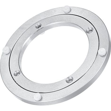 Base girevole in alluminio da 5,5" per espositori da tavolo per fiere commerciali. (1/5)