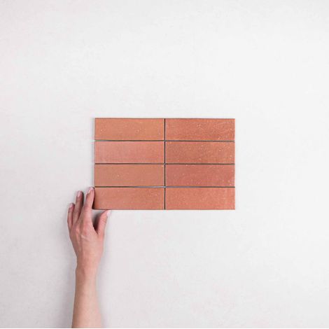 Carrelage Effet Zellige Terracotta FANGO Cotto Mate 5x15cm (1/5)