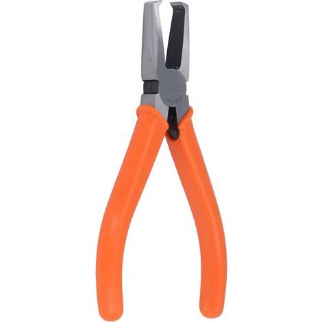 Pince coupante à extrémité transversale CRV de 8mm, pince coupante à mâchoire affleurante à Long nez avec ressort de réinitialisation automatique pour la réparation électronique (1/5)