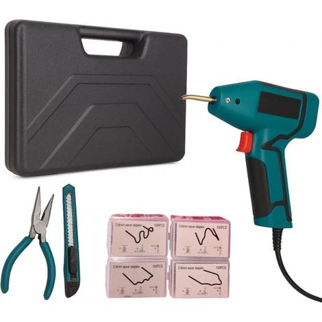 Pistola Saldatrice Plastica 70W Preriscaldamento Rapido 400 Graffette VP10173