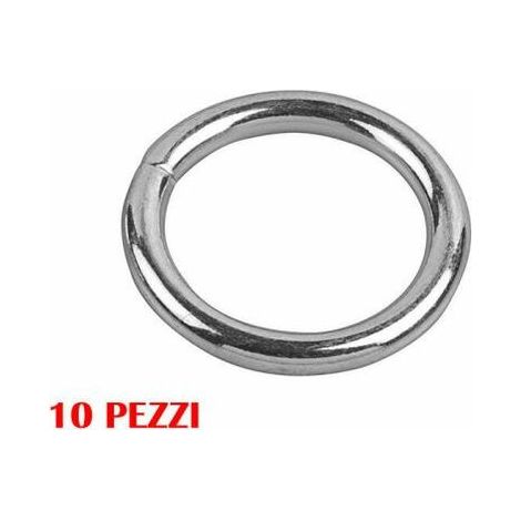 ANELLO FERRO ZINCATO VARIO UTILIZZO 10 PEZZI D. 35/46 - D. 45/56 19002V D. INT.45 - D. EST.56 (19002)