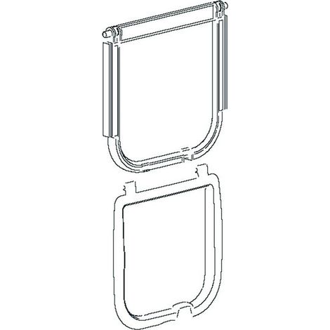 Ferplast - replacement door for Swing 5 & 7 & Microchip