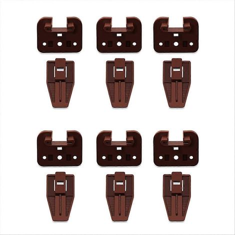 Glissières et guides en plastique pour tiroirs de montage, A (1/5)