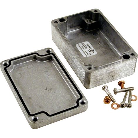 [NEUWERTIG] B-Ware Hammond Electronics Universal-Gehäuse Aluminium 1590Z235 IP66 335x235x121mm 1 (1/2)