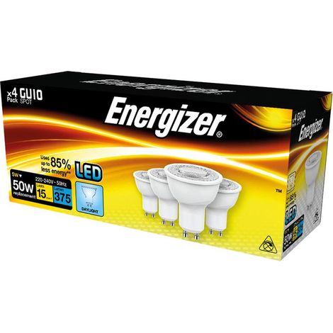 Energizer S14426 Energizer LED GU10 375 Lumens Daylight x 4 S14426 ENG6057