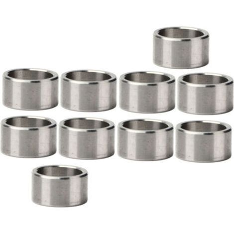 10 Pièces Rondelle Entretoise 15mm OD 12mm ID Rondelle en Acier Inoxydable Entretoise pour Accessoires de Maison et de Voiture Rondelles Plates (3515-0015-0080)