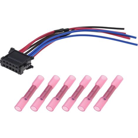 Faisceau de Câblage de Résistance de Moteur de Soufflante avec Connecteur 50mm²-1.50mm² 8200729298 Compatible avec Renault Megane Clio Scenic Twingo (1/5)