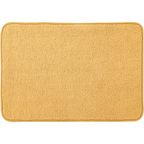 TAPPETO MICROFIBRA COLOR 40X60 GIALLO.