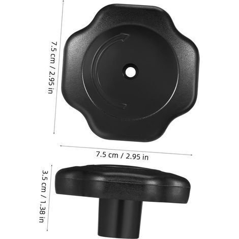 Bouton de Remplacement Bakélite pour Poignée de Couvercle Autocuiseur Accessoire Cuisine Antidéflagrant Facile à Installer et Compatible avec Cocotte et Casserole (1/4)