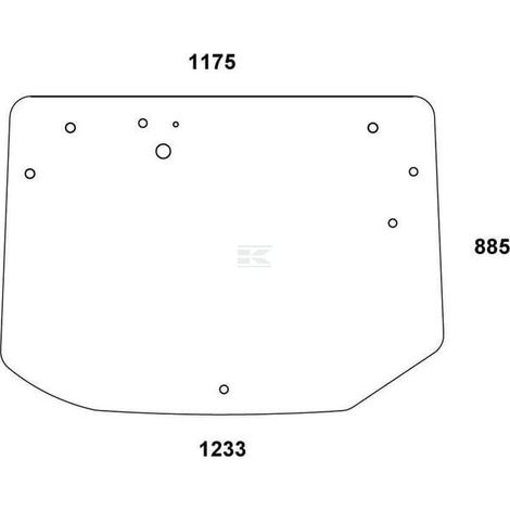 Ventana trasera UNBRANDED 737812050080N (1/2)