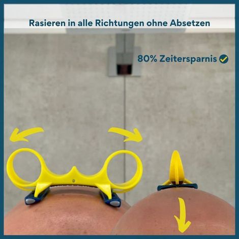 Tondeuse à cheveux rapide pour homme chauve, rasoir de tête pour homme chauve, tondeuse auto-coupe pour tête, barbe et corps (1/5)