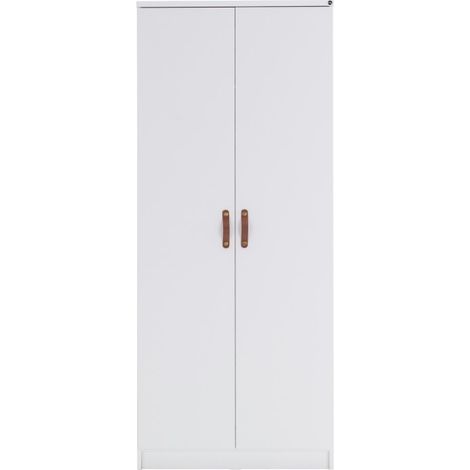 Armadio 2 ante bianco 204.1x84.4x53.2cm