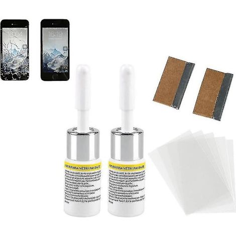 Kit de réparation d'écran de téléphone fissuré (lot de 2