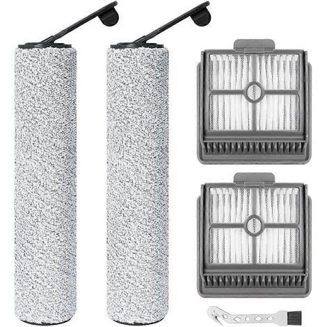 Brosse rotative et filtre HEPA pour aspirateur eau et poussière DREAME H12S - Pièces de rechange : 2 brosses rotatives + 2 filtres HEPA (1/5)