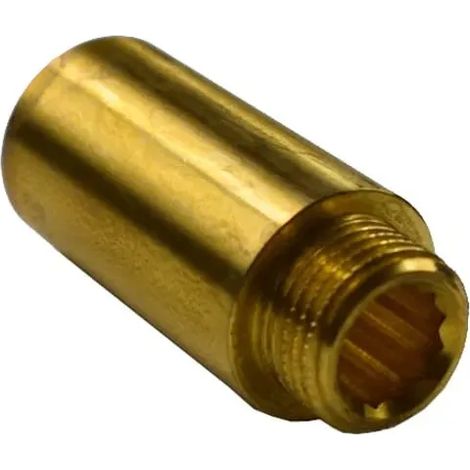 Raccord fileté en laiton prolongateur de robinet 1" AG x 1" IG 50 mm