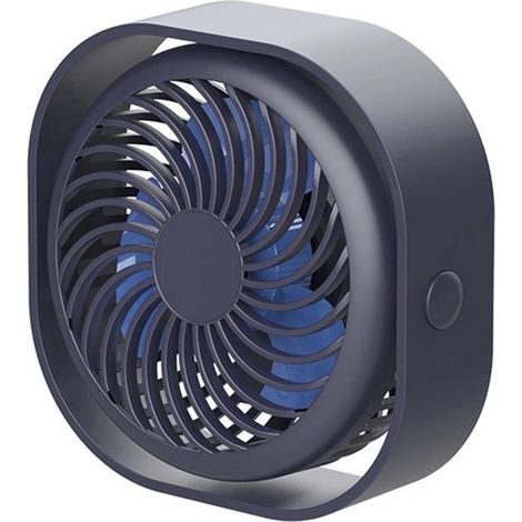 Mini ventilateur USB LW - Ventilateur - Ventilateur de table - Silencieux - 3 vitesses - Bleu - Modèle 2023 - Winstpakker (1/5)