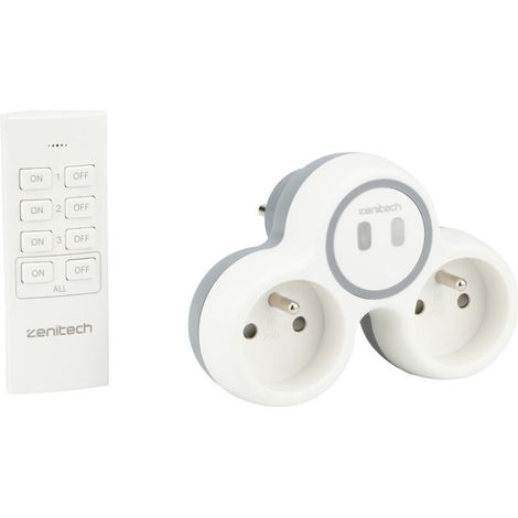 – Multiprise Bolea 2300W avec télécommande – 3 prises – Tension 220V – Distance transmission 50m – Alimentation pile CR2032