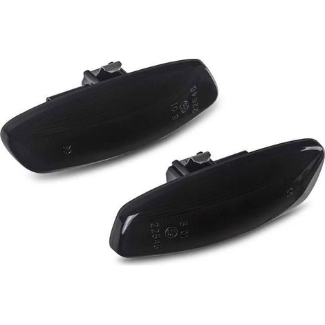 KIT 2 INDICATORI DI DIREZIONE LATERALI A LED COMPATIBILE CON Porsche Cayenne / 9PA / BJ 2002-01/2007 / / VETRO FUME/ LED 6000K EFFETTO XENON / CAN-BUS, PLUG AND PLAY (1/5)