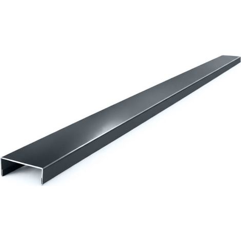 Nez de cloison 2m60 en alu 15/10ème - 78mm - RAL7016 - ALUHOME