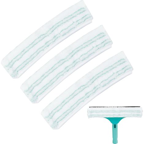 Lot de 3 Housses de Rechange pour Balai à vitres Window et Frame Cleaner L,Largeur de 27 cm, Nettoyage Efficace et sans Traces de Fenêtres et Surfaces Lisses (1/5)