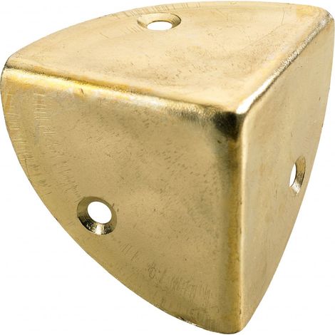 Hettich Kistenecke 45 x 45 x 45 mm vermessingt - 1 Stück Filzgleiter & Möbelgriffe