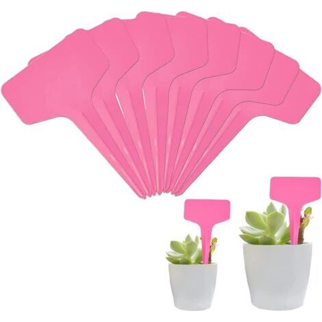 Etiquette Potager de Type T,50 Pièces Plantes Type T Plastique Etiquette,Etiquettes Plantes,Etiquette Semis,Imperméables étiquettes,pour Jardin Plantes en Pot Accessoires À Effet De Serre H185 (1/5)