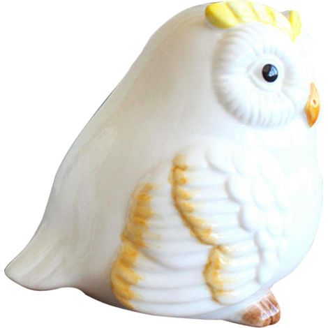 Tirelire Hibou Céramique Tirelire Décorative pour Garçon Fille Boîte à Économies Couleur (1/5)