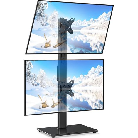 Support Double ecran pc de 13 à 38 Pouces 20 kg Max par écran (1/5)