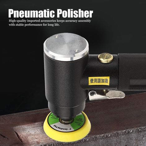Ponceuse pneumatique KOPO YC-2612, polisseuse à air comprimé, outil de ponçage droit concentrique coudé (1/5)