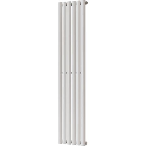 Omeara - White Vertical Radiator H1600mm x W348mm Single Panel (1/3)
