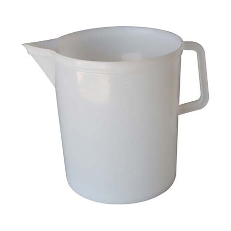 BOCCALE GRADUATO STEFANPLAST - PP BIANCO LT 3- 10 pezzi