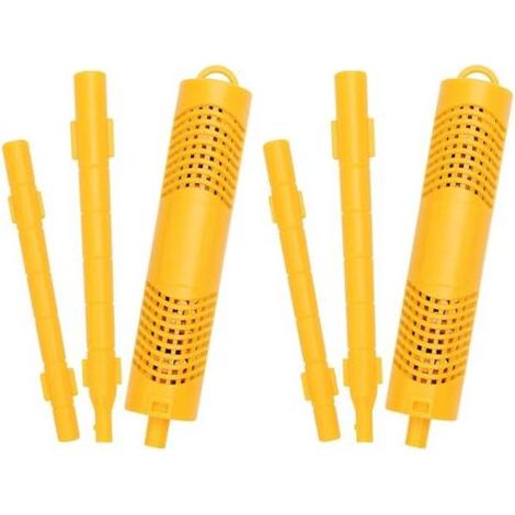 Barras de filtro mineral para piscinas y jacuzzis, paquete de 2, vida útil de 4 a 6 meses, cartucho de larga duración que reduce los requerimientos de cloro y bromo, ajuste universal, adsorción eficie (1/5)