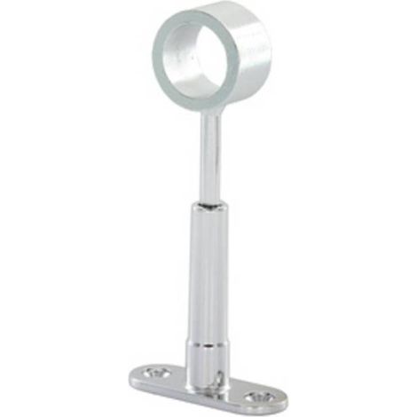 6 x REGGITUBO CENTRALE TONDO REGOL D 30 MM CROMATO